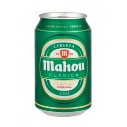 Cerveza Mahou Clásica 33 cl Lata  (Pack 24 und)