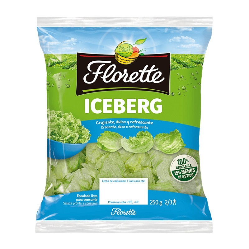 Lechuga Iceberg Bolsa 1 kg. Florette