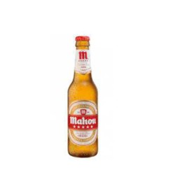 Cerveza Mahou 5 Estrellas Botella 33 cl (Pack 24 und)