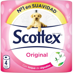 Papel higiénico Scottex pack-4