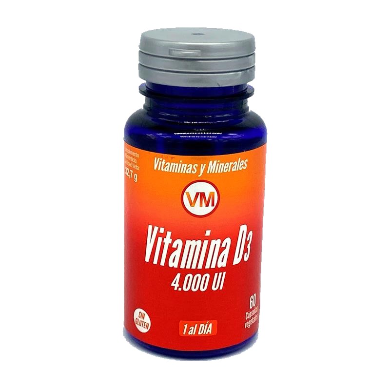 Vitamina D3 4000ui (60 cápsulas)