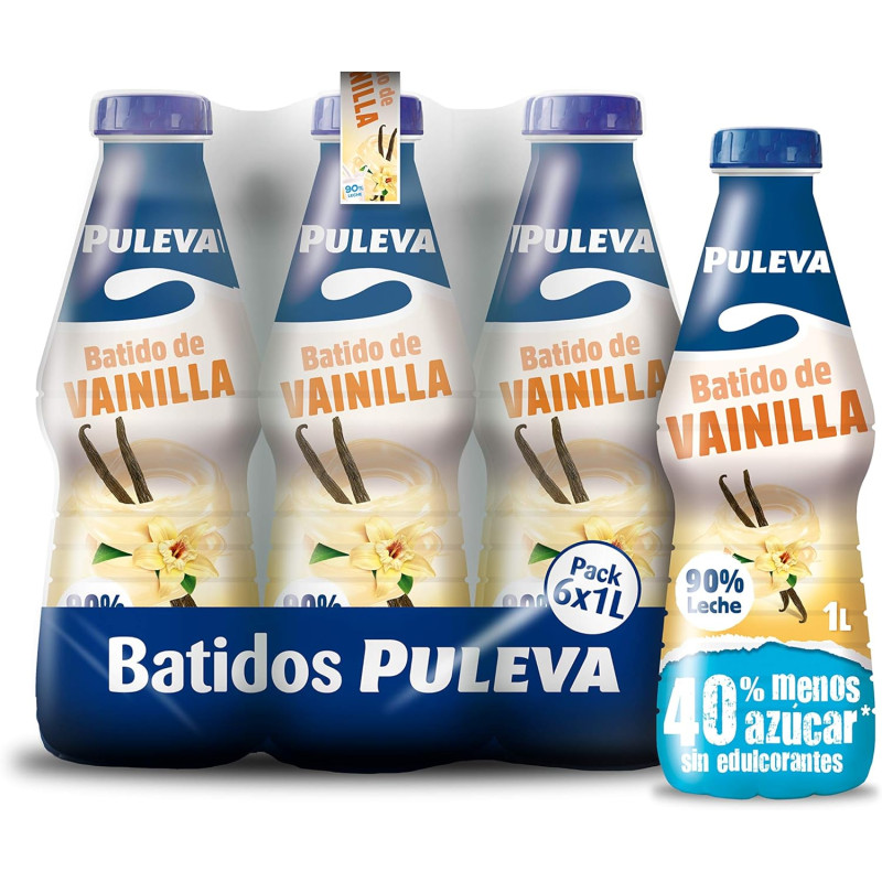 Batido vainilla Puleva (Pack 6 x 1L)