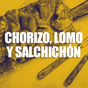 Chorizo, Lomo y Salchichón